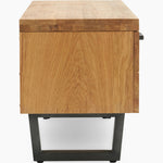 Bourton Oak TV Unit - TV Unit Oak / Veneer Storage Sterling Home 5