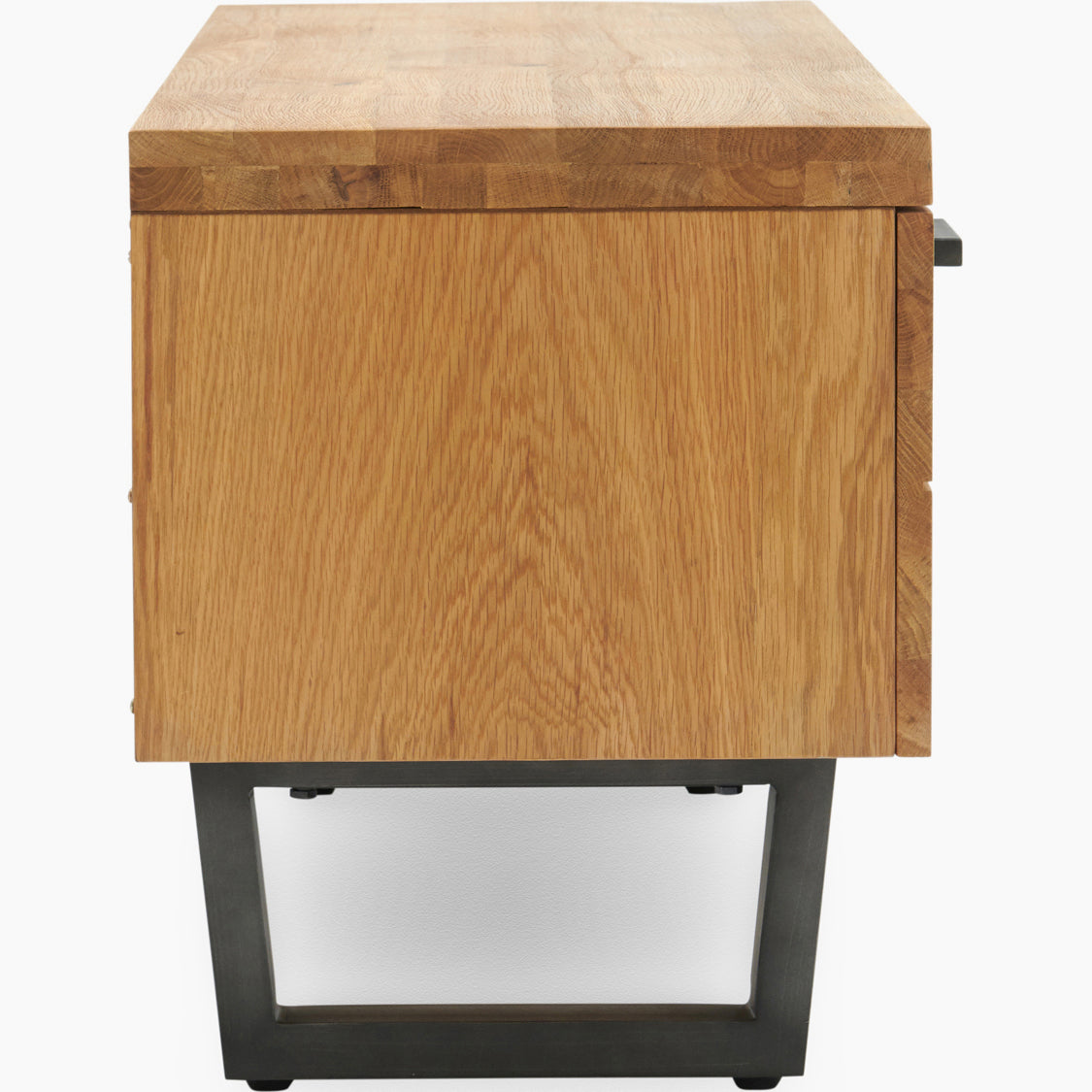 Bourton Oak TV Unit - TV Unit Oak / Veneer Storage Sterling Home 5