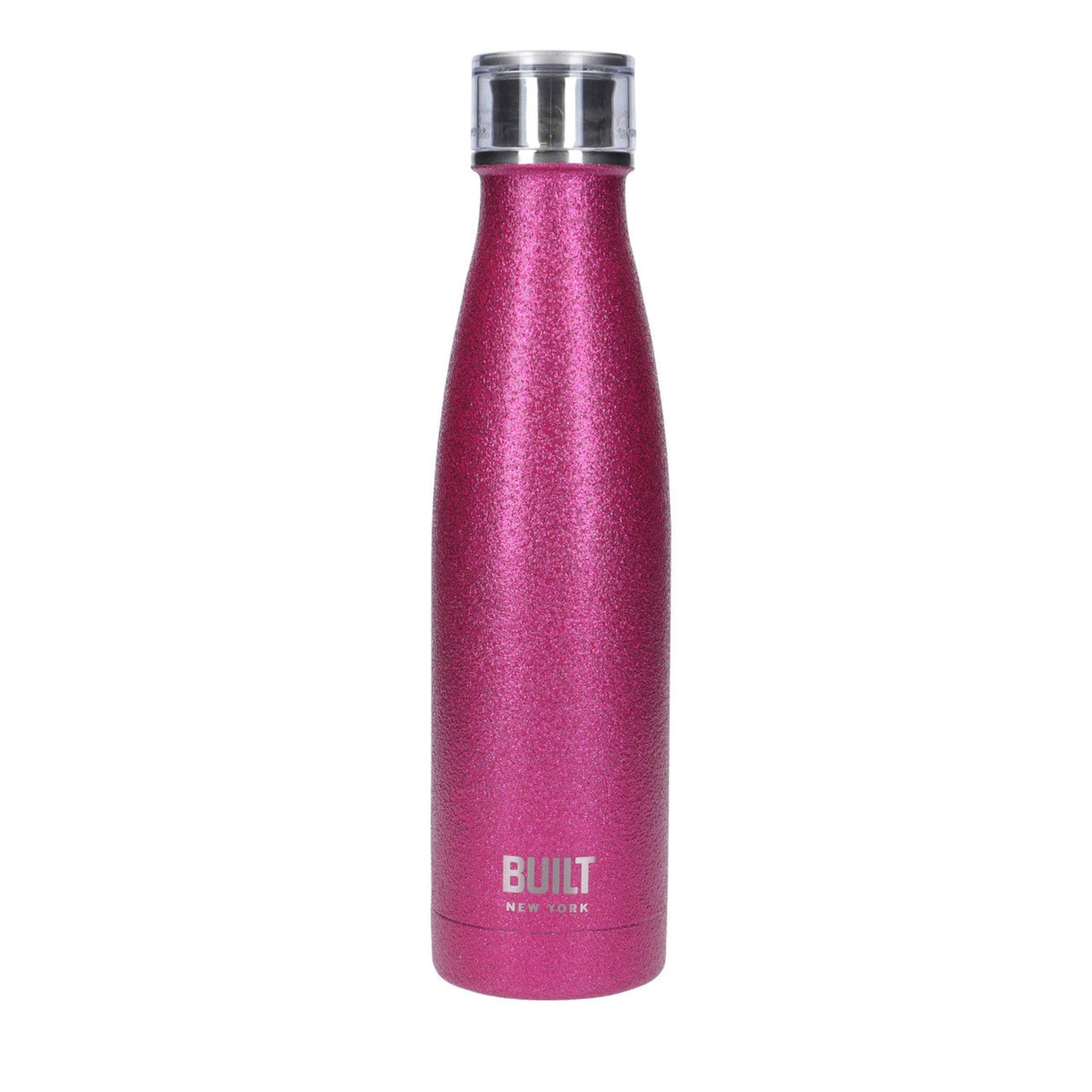 Built Perfect Seal Pink Glitter Water Bottle - SALE Built Water Bottle Pink Glitter 500ML Sterling Home 1