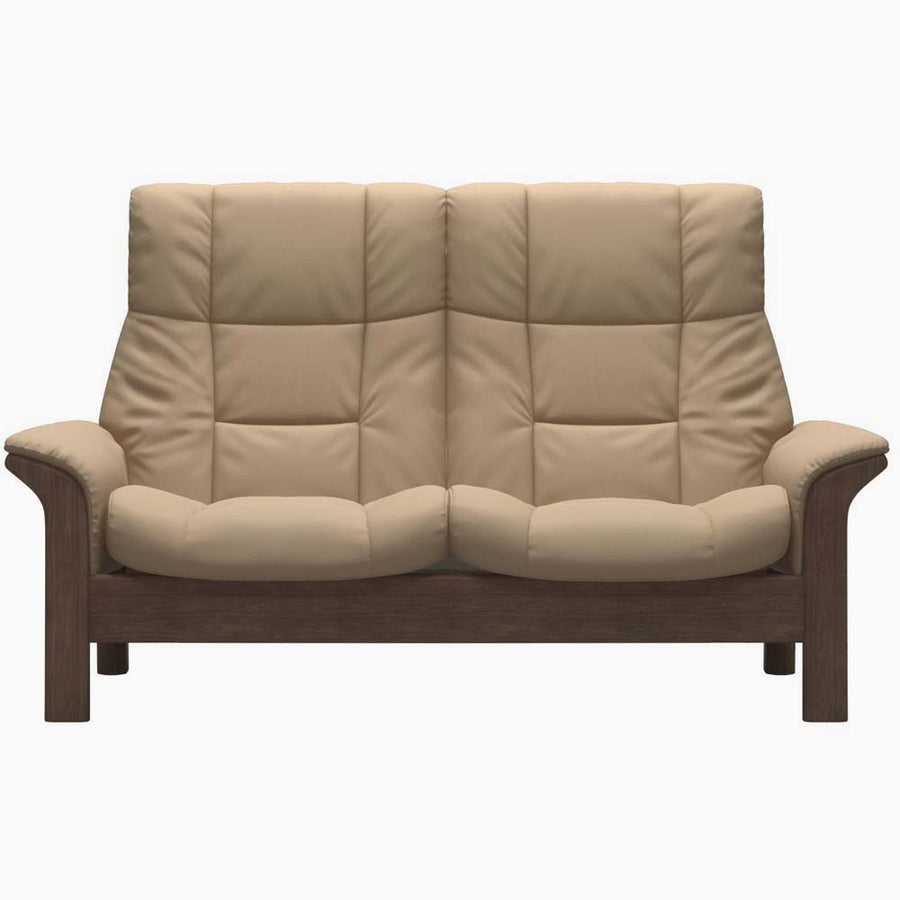 Stressless Buckingham High 2 Seater Sofa - High 2 Seater Sofa Fabric Group 5 - Manual Recliner Sterling Home 1