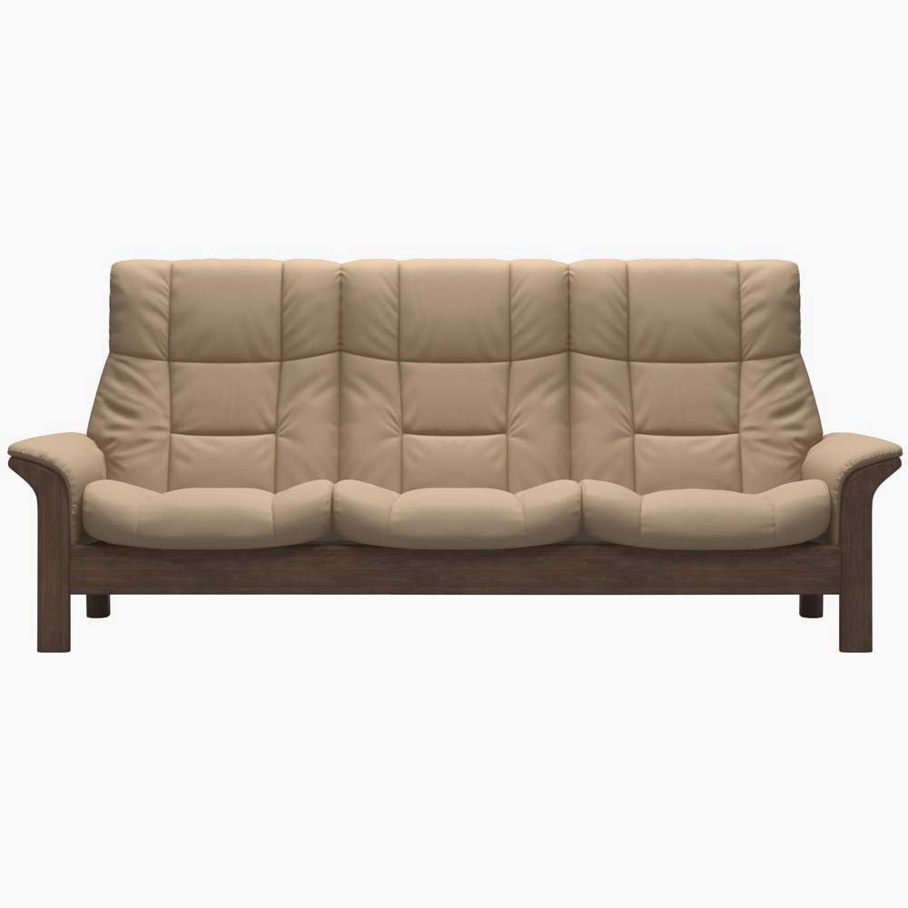 Stressless Buckingham High 3 Seater Sofa - High 3 Seater Sofa Batick 3 Seater Sofas Sterling Home 1