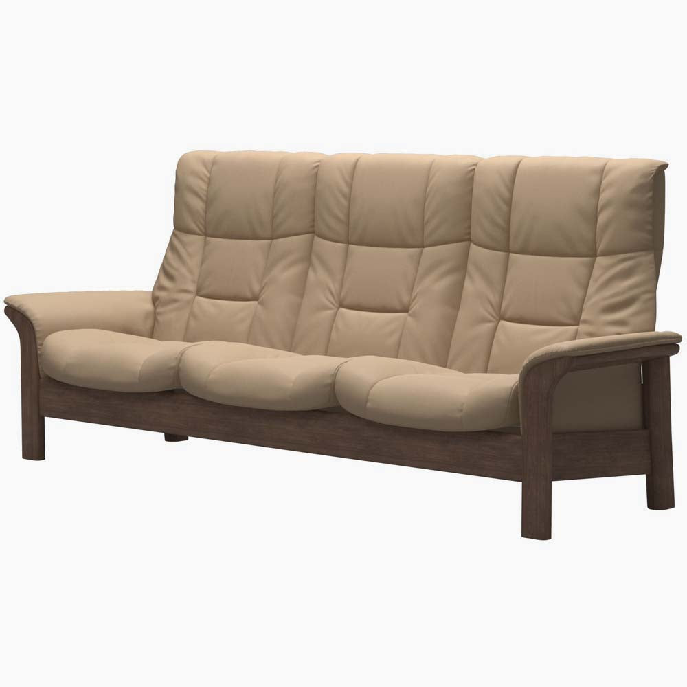 Stressless Buckingham High 3 Seater Sofa - High 3 Seater Sofa Batick 3 Seater Sofas Sterling Home 2