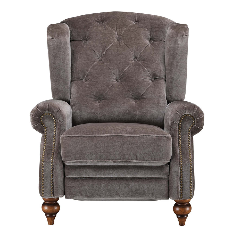 Buckingham Armchair - Buckingham Wing Chair Vintage Leather Sterling Home 1