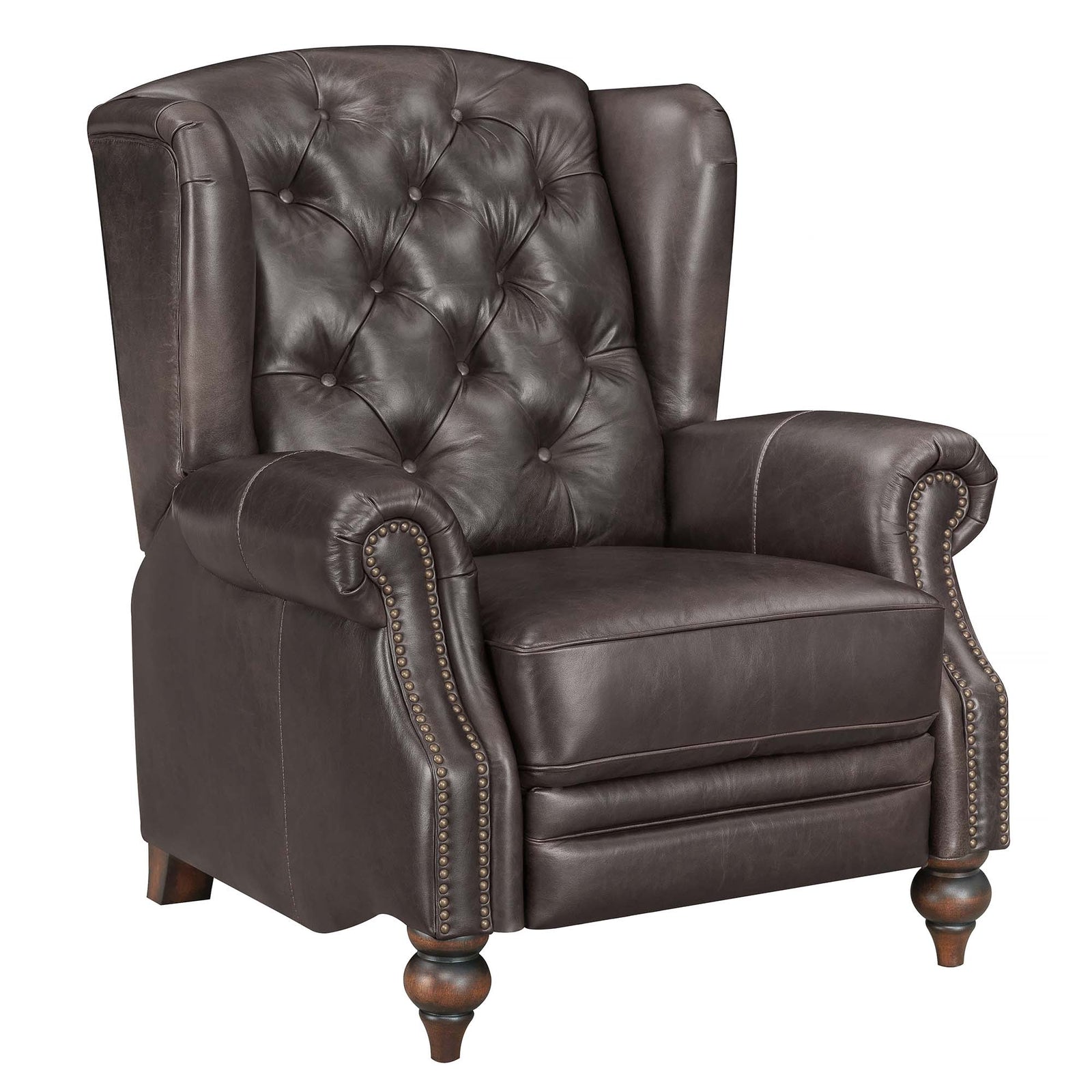 Buckingham Armchair - Buckingham Wing Chair Voyager Leather Armchairs Sterling Home 6