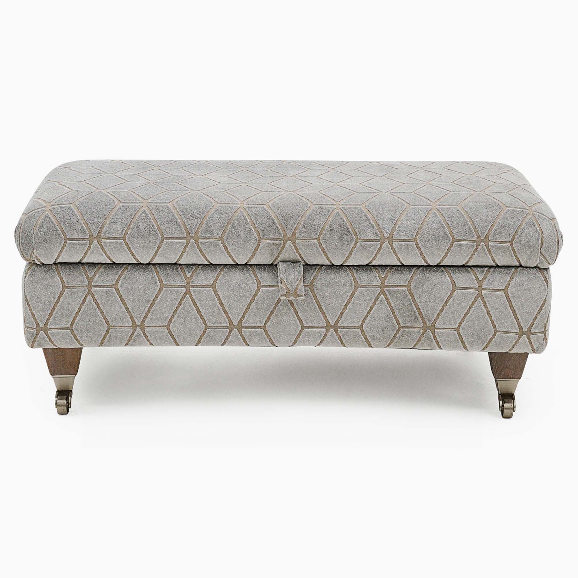 Buxton Footstool - Legged Ottoman Grade SE Sterling Home 1