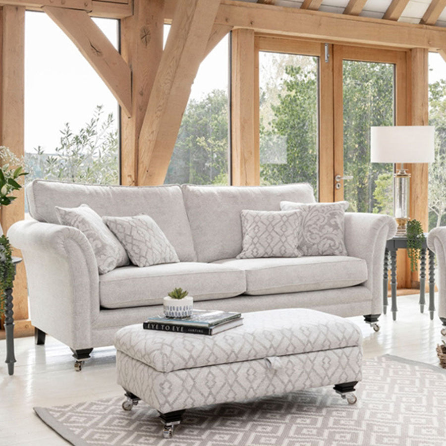 Buxton Footstool - Legged Ottoman Grade SE Sterling Home 2