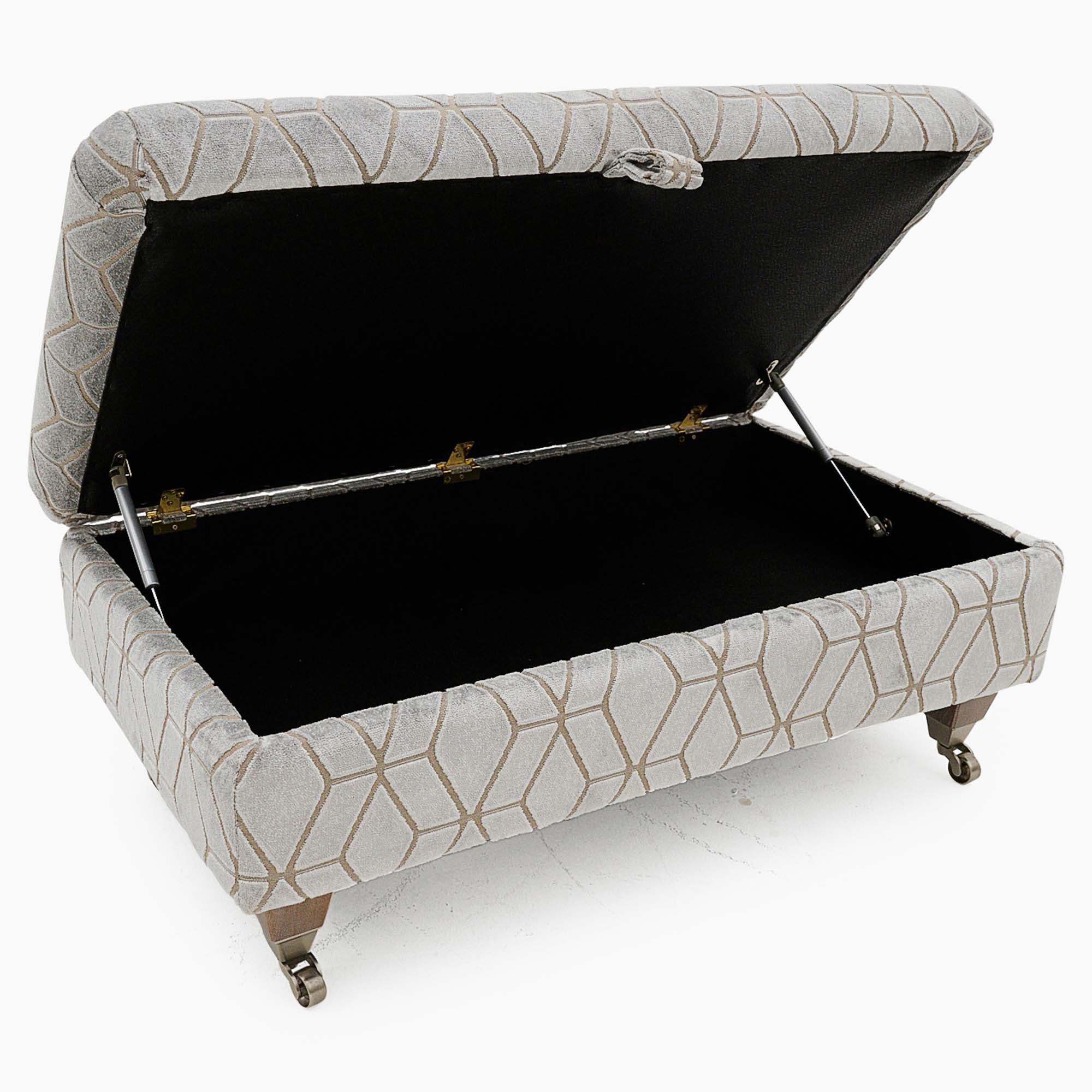 Buxton Footstool - Legged Ottoman Grade SE Sterling Home 4