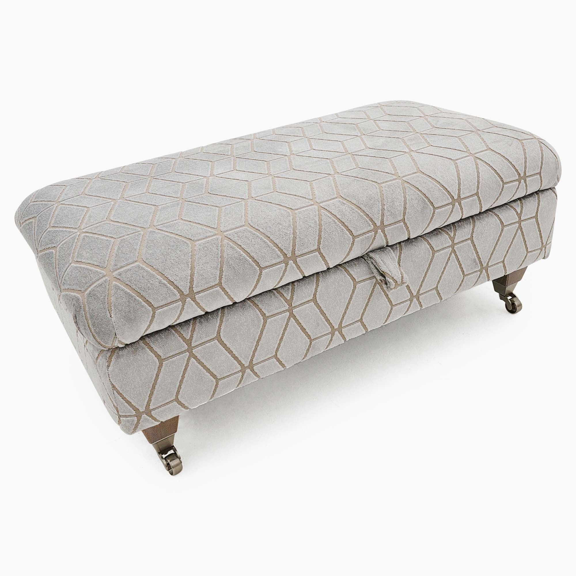 Buxton Footstool - Legged Ottoman Grade SE Sterling Home 8