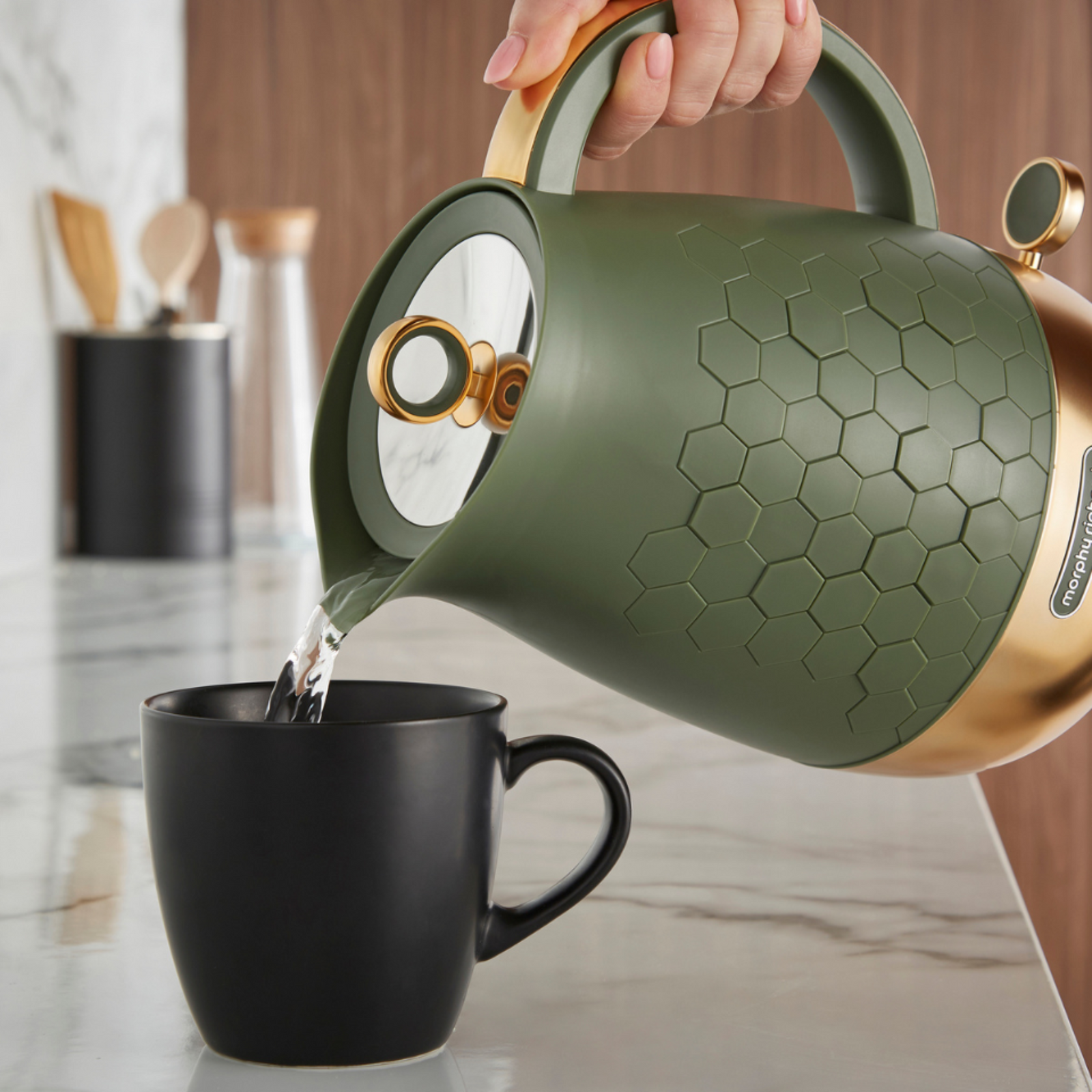 Morphy Richards Cassini Jug Kettle Green - Cassini Jug Kettle Green Sterling Home 3
