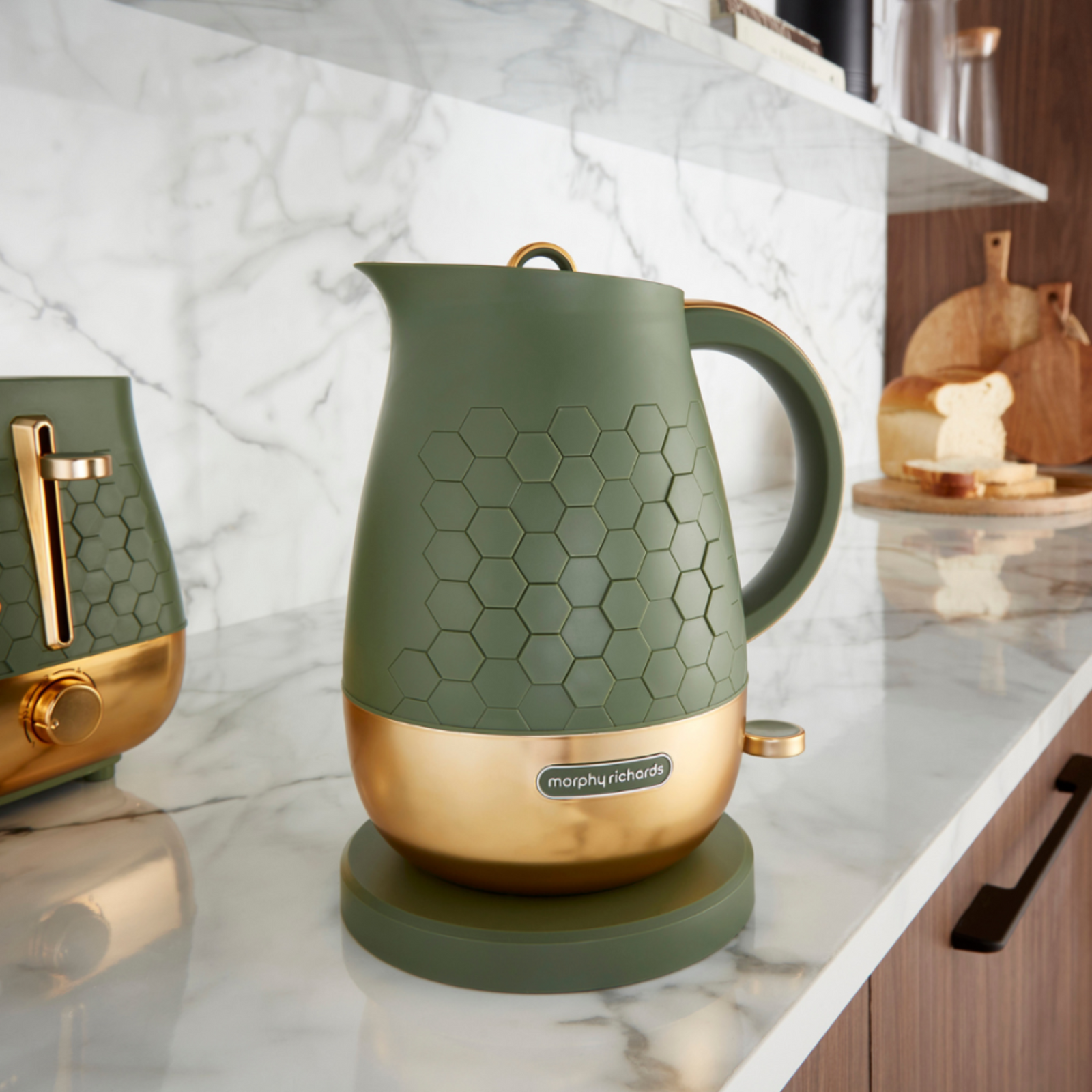 Morphy Richards Cassini Jug Kettle Green - Cassini Jug Kettle Green Sterling Home 1