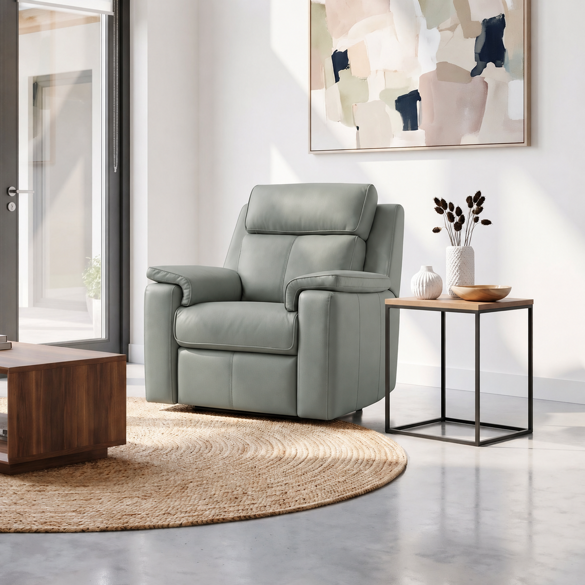 G Plan Ellis Armchair - Chair Grade L — L842 Cambridge Grey, gallery image 1