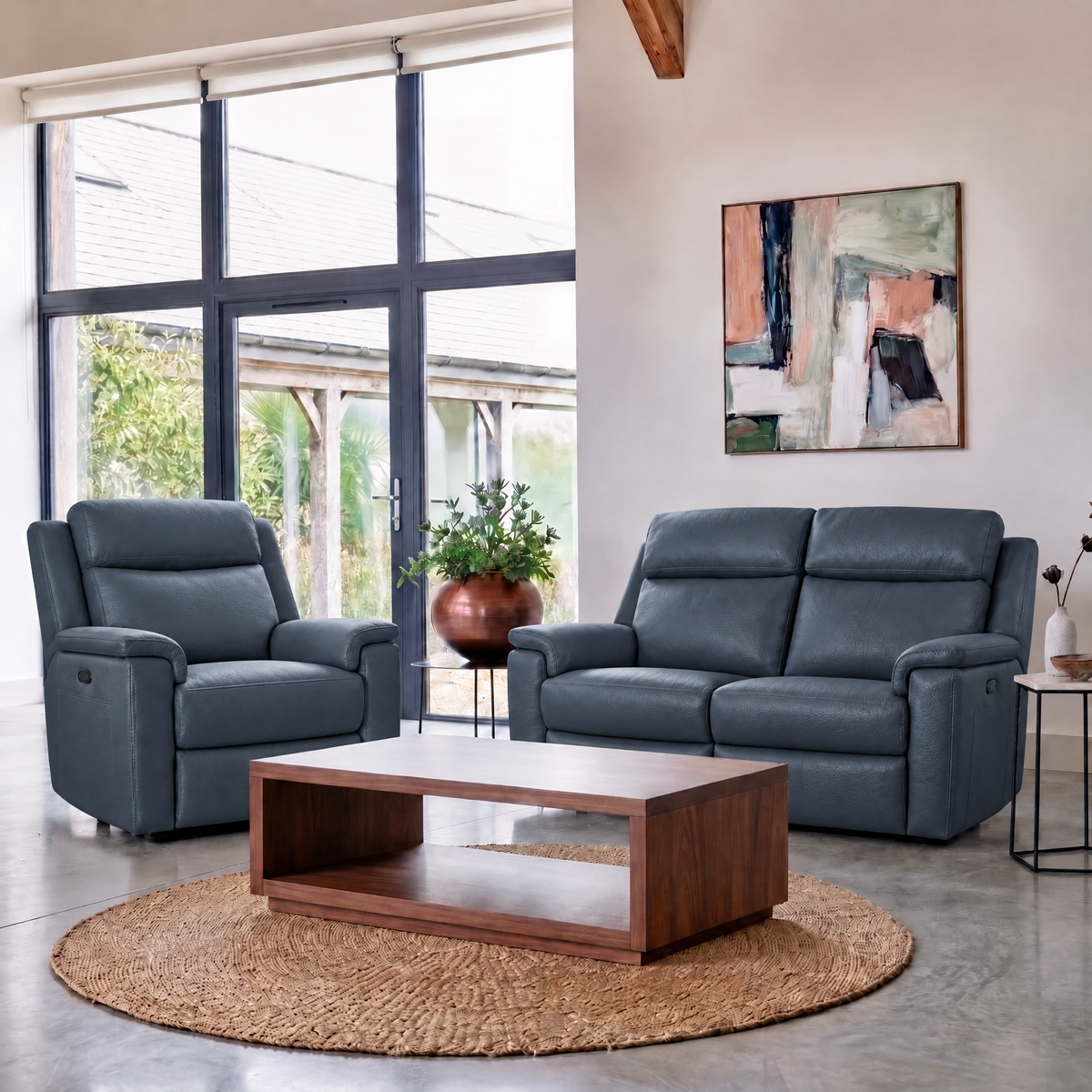 G Plan Ellis Small Sofa - Small Sofa Grade L — L851 Cambridge Navy, gallery image 1