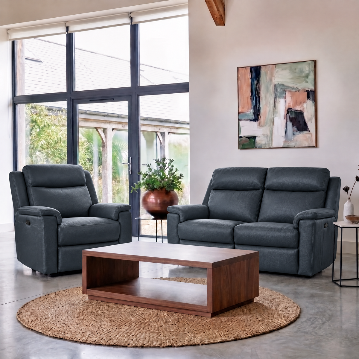 G Plan Ellis Small Sofa - Small Sofa Grade L — L852 Cambridge Petrol Blue, gallery image 1