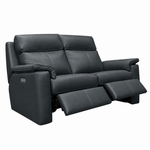 G Plan Ellis Small Recliner Sofa - Small Sofa Man Rec DBL Grade L - Manual Recliner 2 Seater Sofas Sterling Home 7 L852 Cambridge Petrol Blue