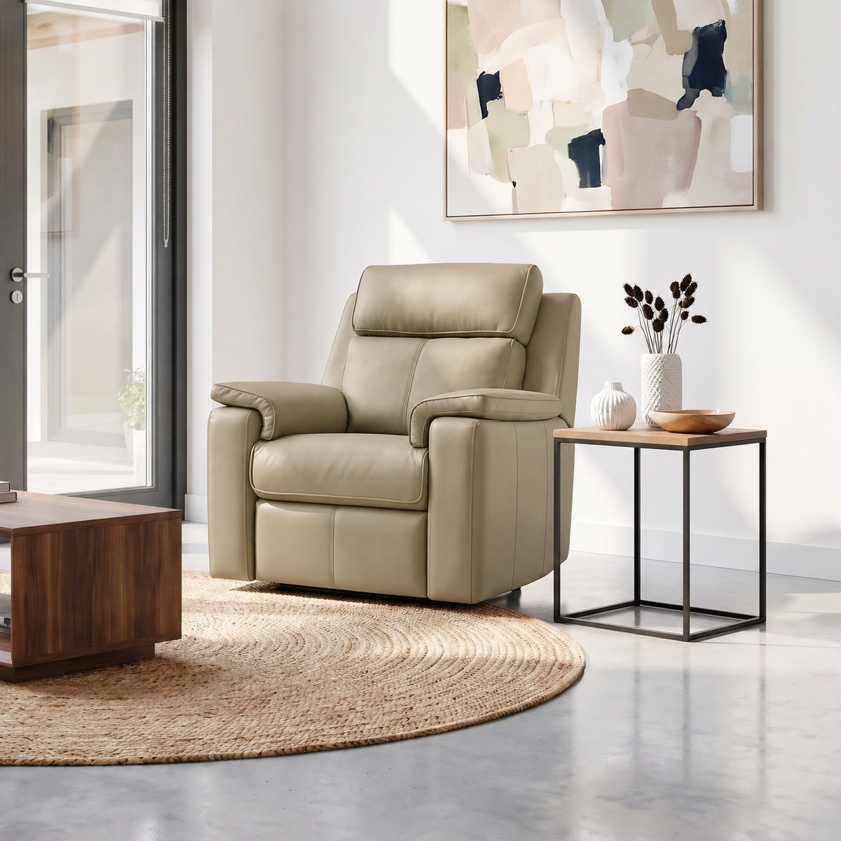 G Plan Ellis Armchair - Chair Grade L — L844 Cambridge Plaster, gallery image 1