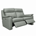 G Plan Ellis Small Recliner Sofa - Small Sofa Man Rec DBL Grade L - Manual Recliner 2 Seater Sofas Sterling Home 2 L842 Cambridge Grey