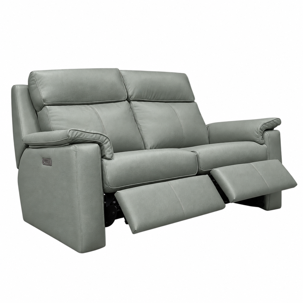 G Plan Ellis Small Recliner Sofa - Small Sofa Man Rec DBL Grade L - Manual Recliner 2 Seater Sofas Sterling Home 2 L842 Cambridge Grey
