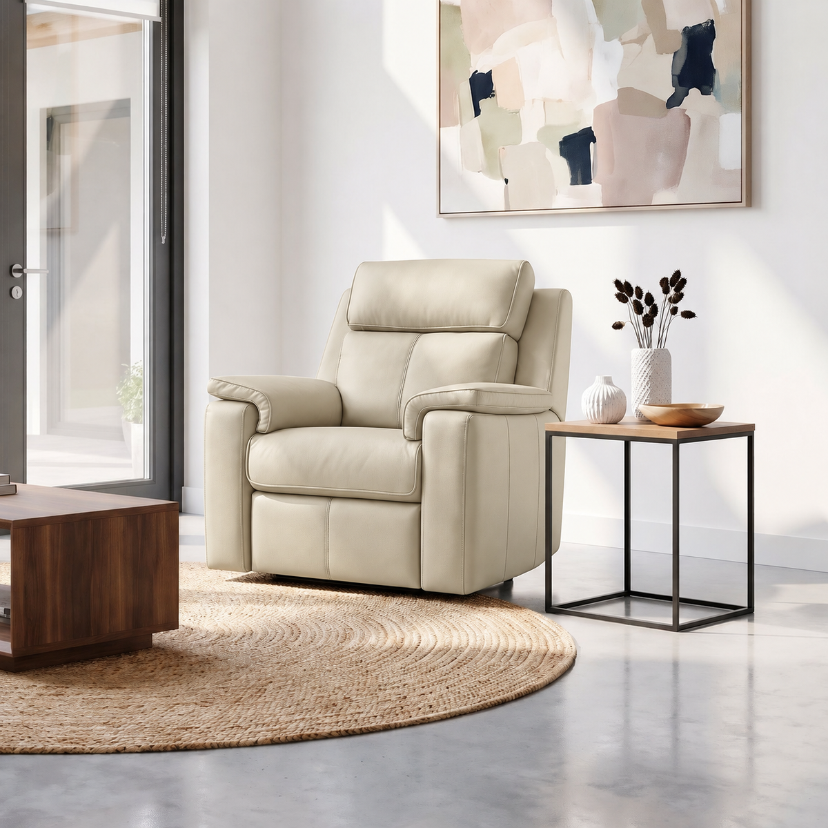 G Plan Ellis Armchair - Chair Grade L — L843 Cambridge Stone, gallery image 1