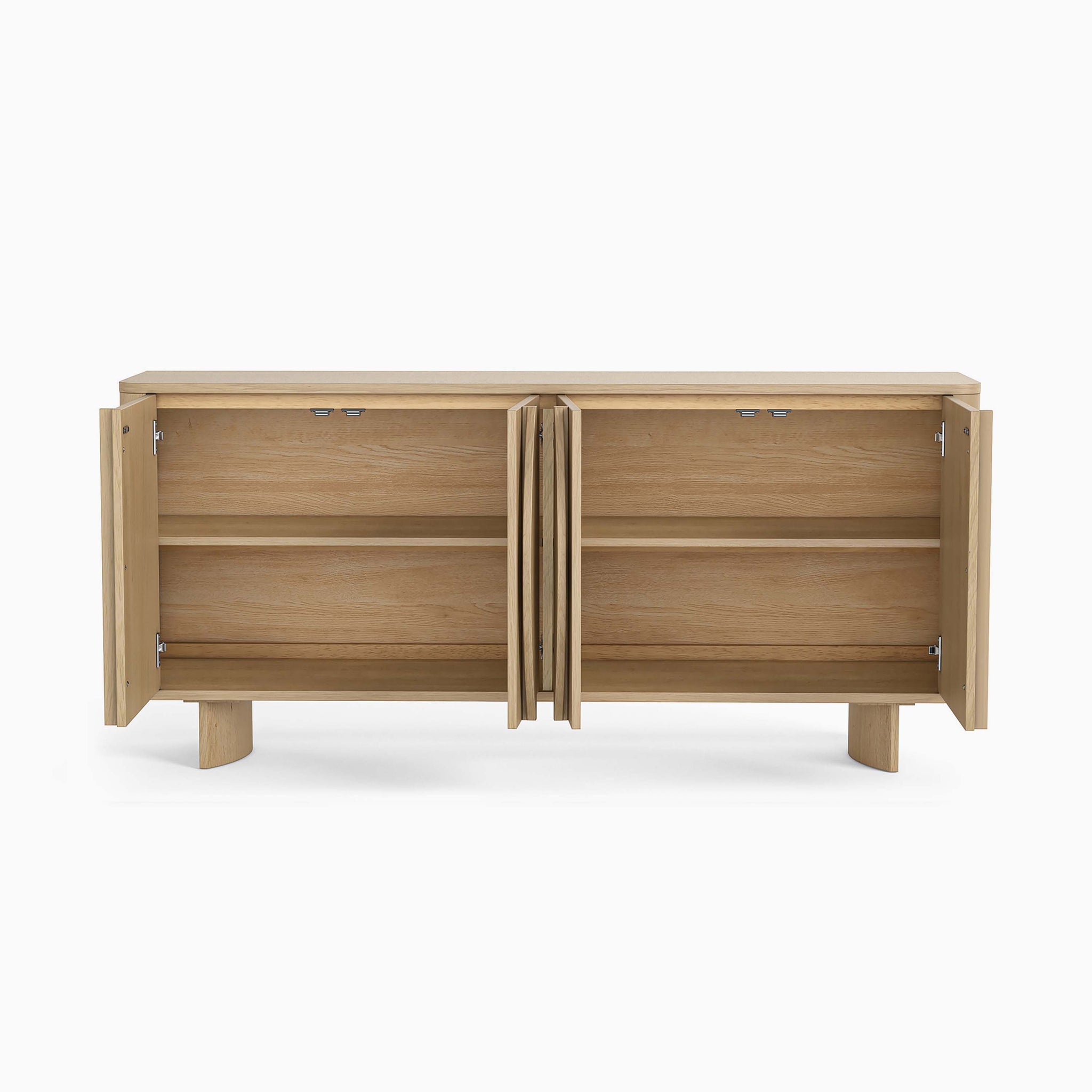 Camden Large Sideboard - Large Sideboard Light Oak Storage Sterling Home 4