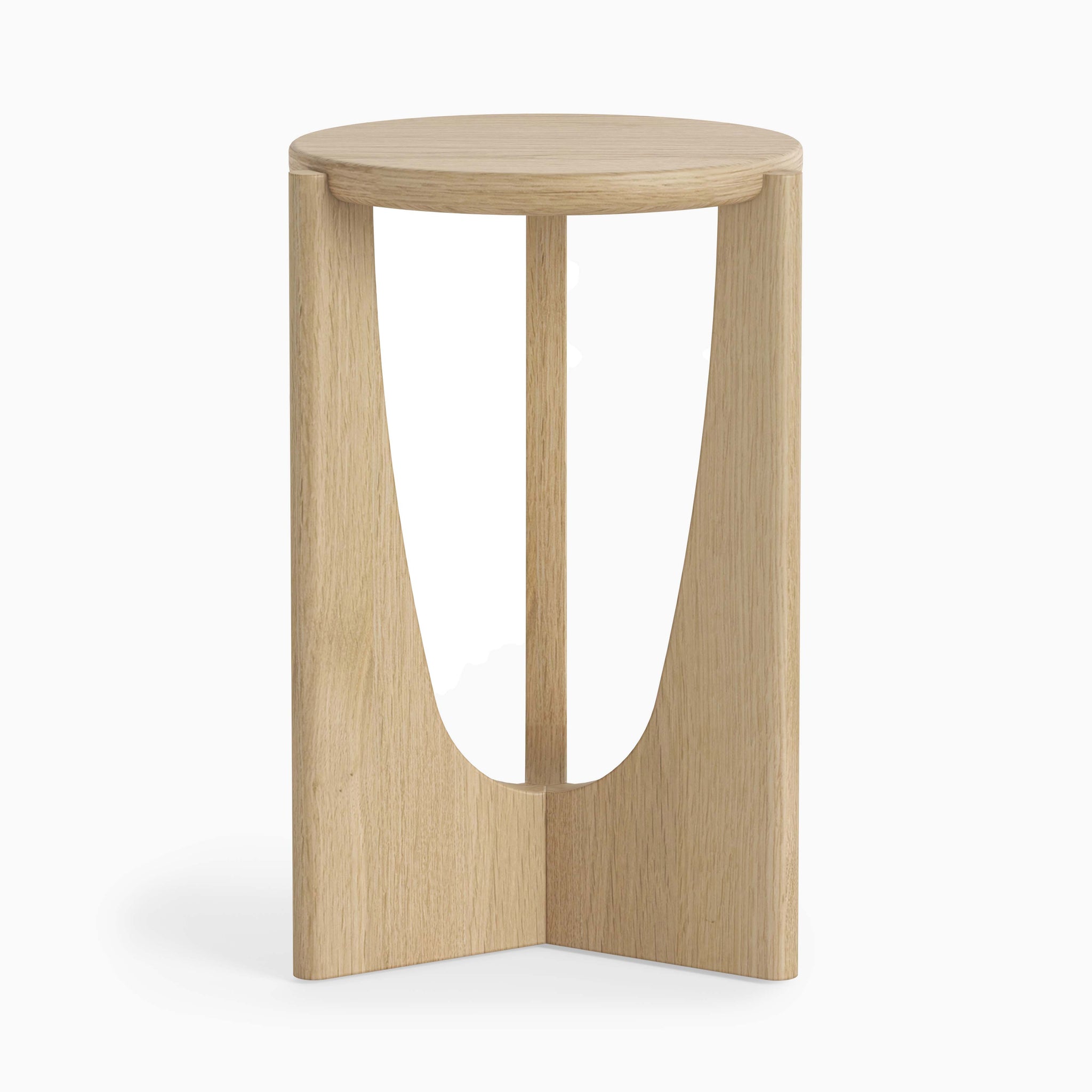 Camden Square Side Table - Lamp Table Light Oak Tables Sterling Home 3