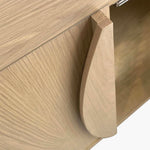 Camden TV Unit - Media Unit Light Oak Storage Sterling Home 8