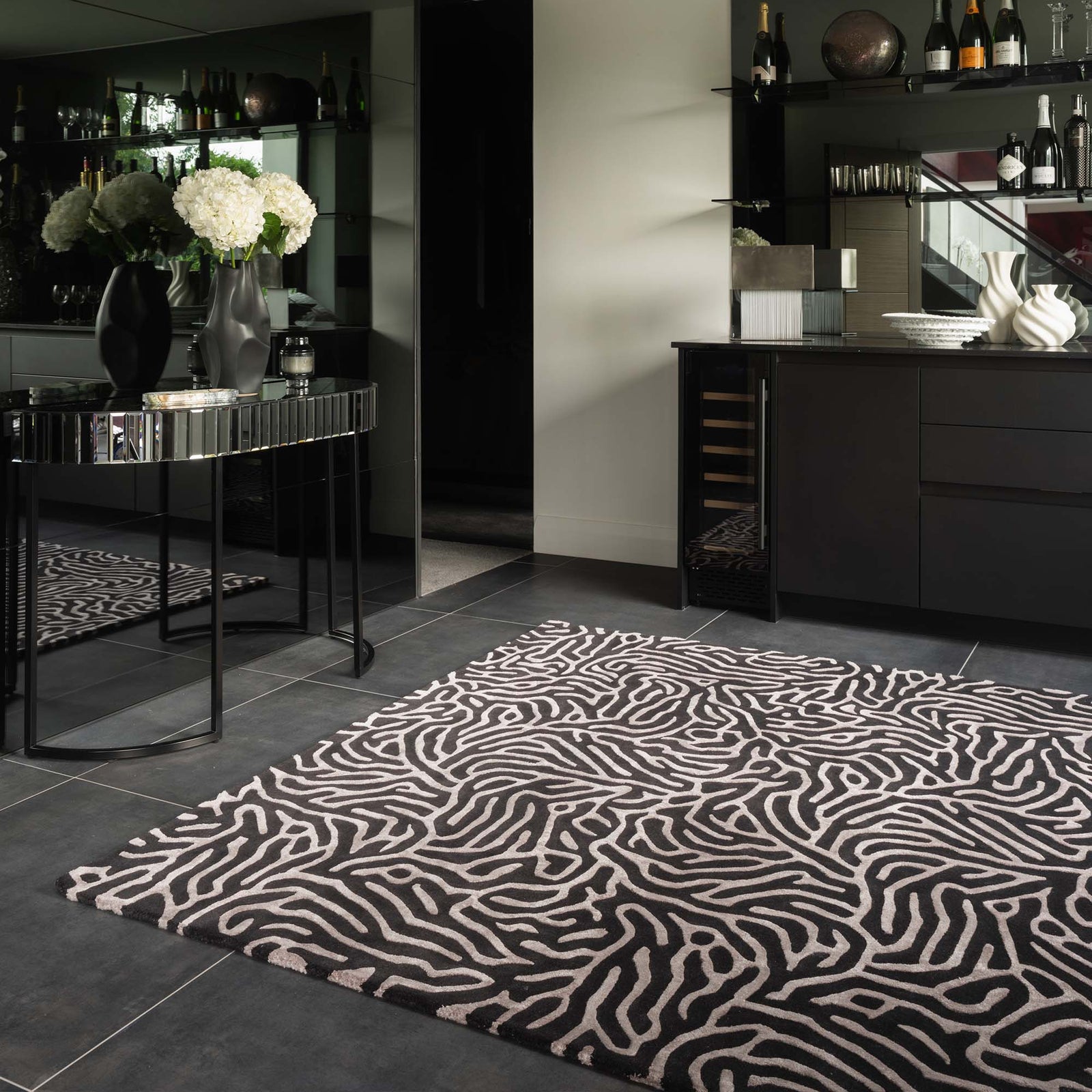Camilla Gunmetal Rug - Gunmetal - 240cm x 340cm Sterling Home 2