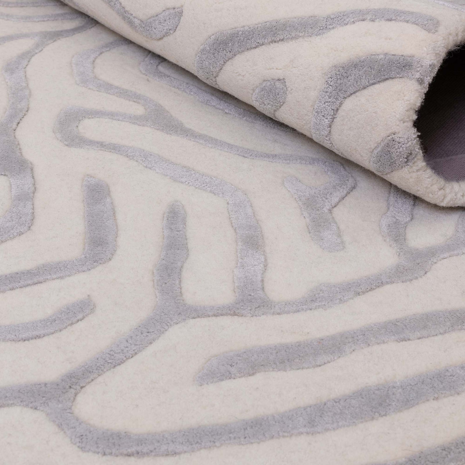 Camilla Silver Rug - Silver - 240cm x 340cm Sterling Home 4