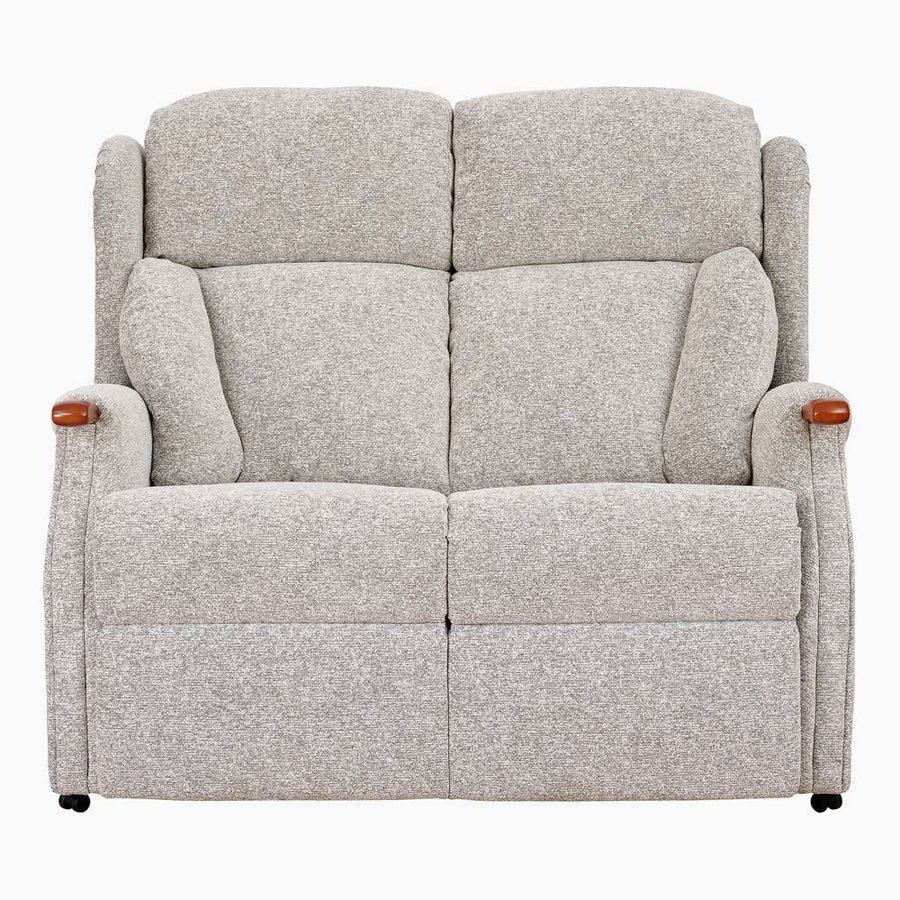 Canterbury 2 Seater Sofa - Fixed 2 Seater Leather Sterling Home 1