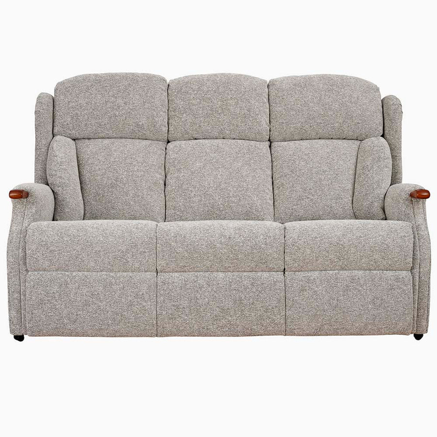 Canterbury 3 Seater Sofa - Fixed 3 Seater Leather Sterling Home 1