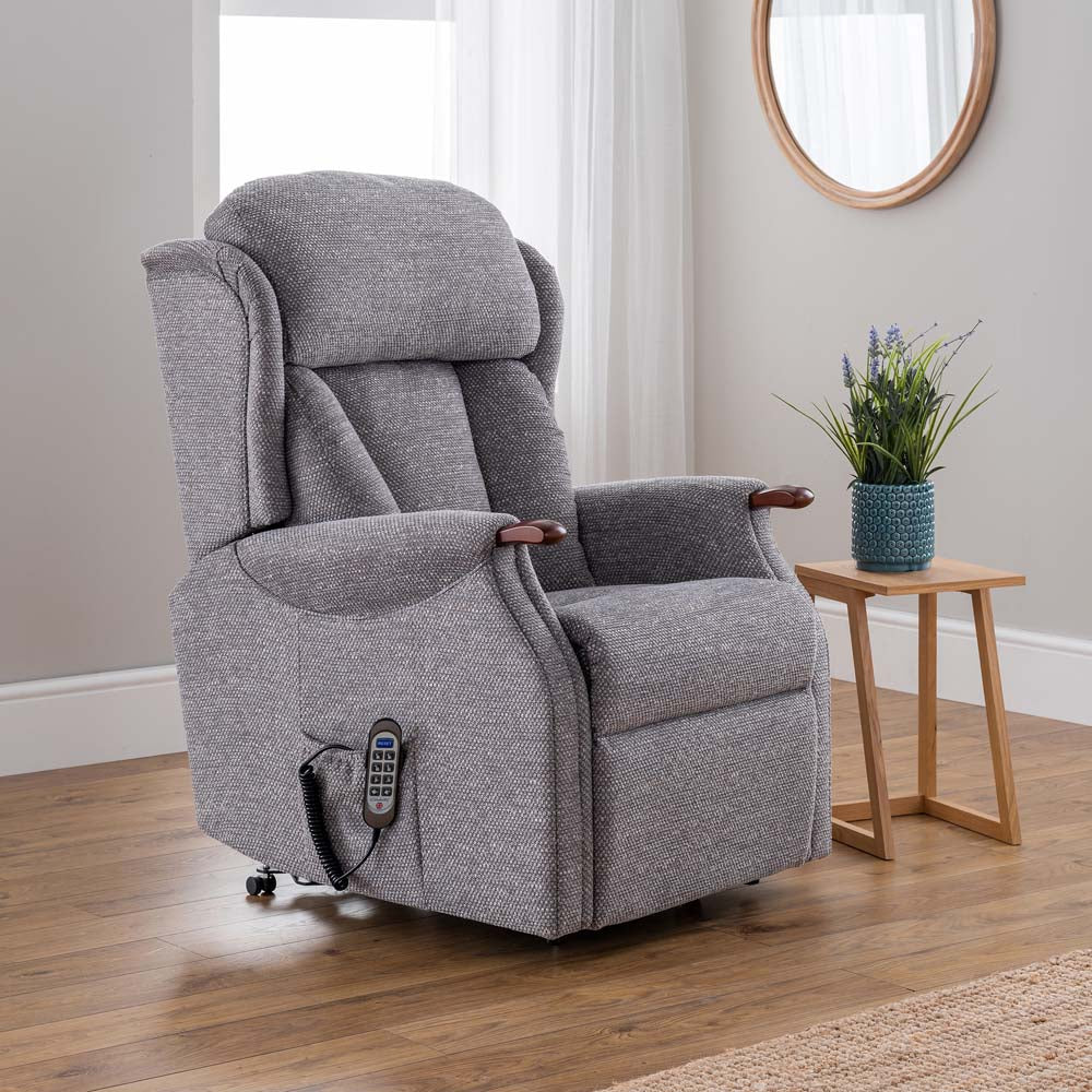 Canterbury Standard Lift & Tilt Recliner Armchair - Standard Single Motor Lift & Tilt Recliner Fabric - Power Recliner with USB Armchairs Sterling Home 2