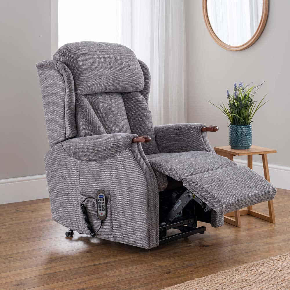 Canterbury Standard Lift & Tilt Recliner Armchair - Standard Single Motor Lift & Tilt Recliner Fabric - Power Recliner with USB Armchairs Sterling Home 14