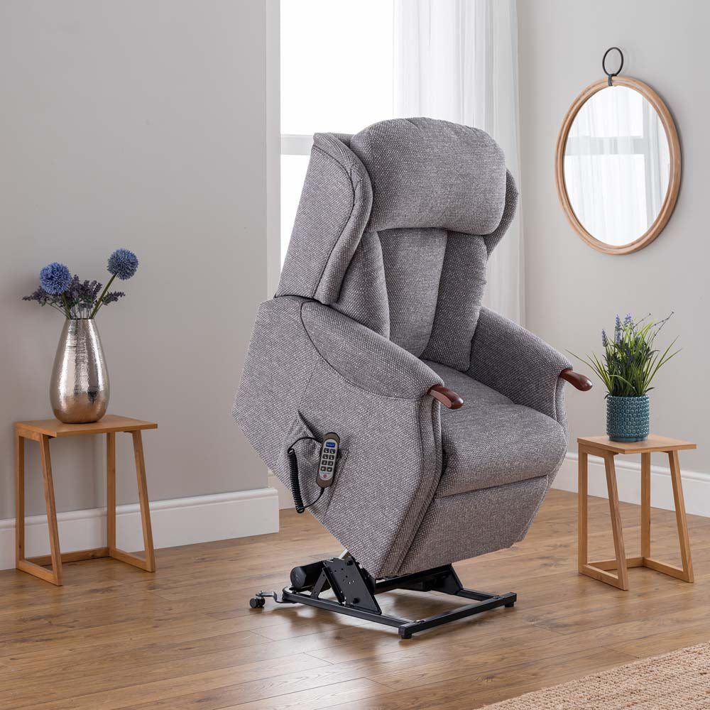 Canterbury Standard Lift & Tilt Recliner Armchair - Standard Single Motor Lift & Tilt Recliner Fabric - Power Recliner with USB Armchairs Sterling Home 15