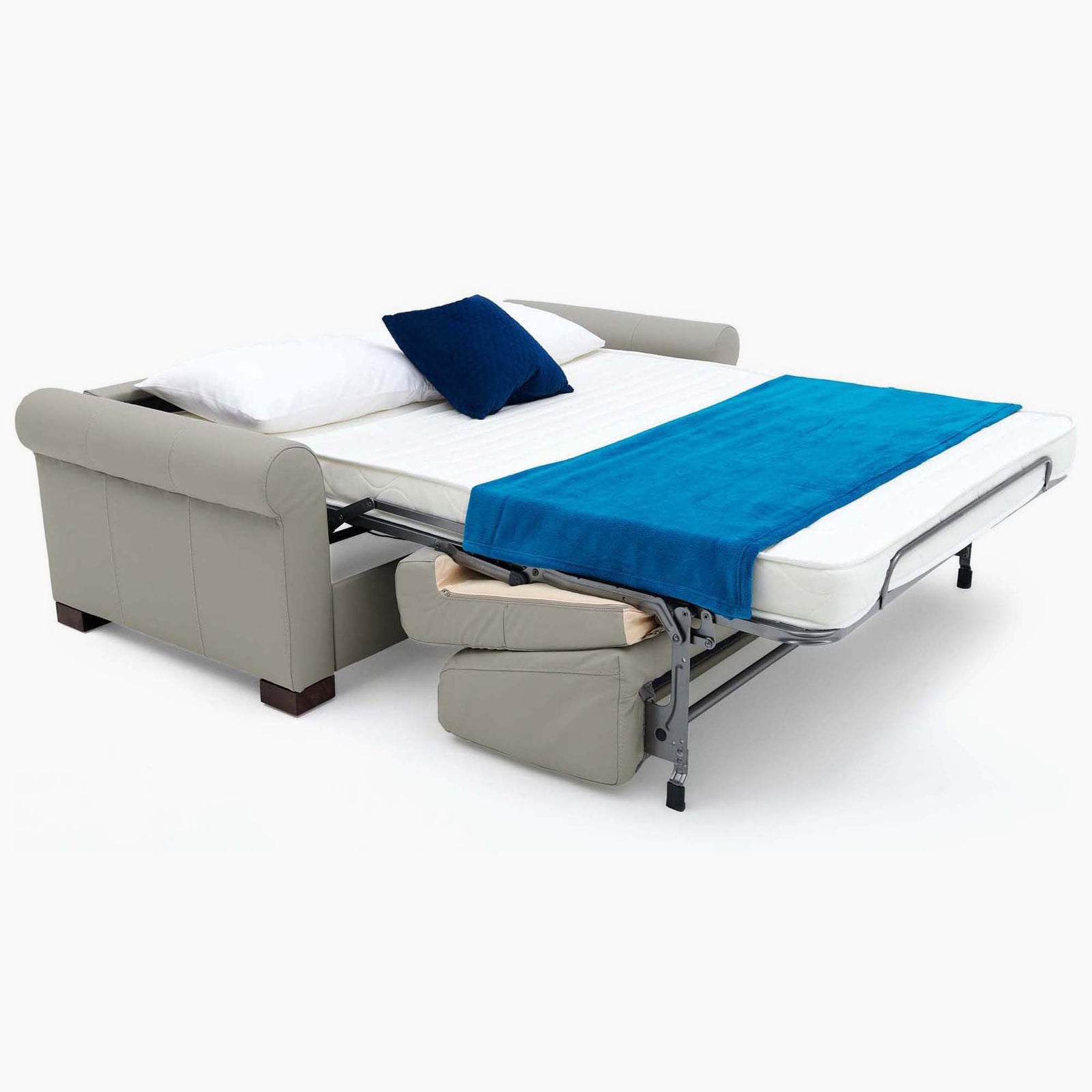 Nicoletti Carlotta 3 Seater Sofa Bed with Curved Arms - 2.5 Sofabed with Arms Rondo CB Sofa Beds Sterling Home 6