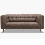 Cassia Small 3 Seater Sofa - 2.5 Seater Sofa Vintage Leather 3 Seater Sofas Sterling Home 1
