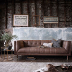 Cassia 3 Seater Sofa - 3 Seater Sofa Explorer Leather 3 Seater Sofas Sterling Home 2