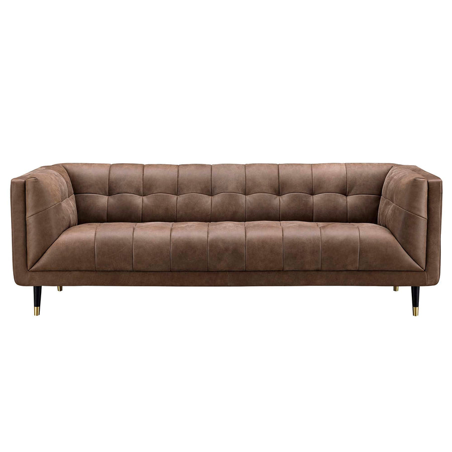 Cassia 4 Seater Sofa - 3.5 Seater Sofa Vintage Leather 4 Seater Sofas Sterling Home 1