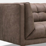 Cassia 4 Seater Sofa - 3.5 Seater Sofa Voyager Leather Sterling Home 7