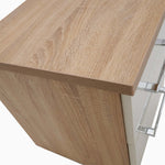 Catania Gloss 2 Drawer Bedside Cabinet - 2 Drawer Bedside Storage Sterling Home 5