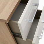 Catania Gloss 2 Drawer Bedside Cabinet - 2 Drawer Bedside Storage Sterling Home 6