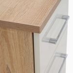 Catania Gloss 3 Drawer Bedside Cabinet - 3 Drawer Bedside Storage Sterling Home 5