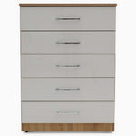 Catania Gloss 5 Drawer Cabinet - 5 Drawer Chest Storage Sterling Home 1
