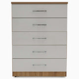Catania Gloss 5 Drawer Cabinet