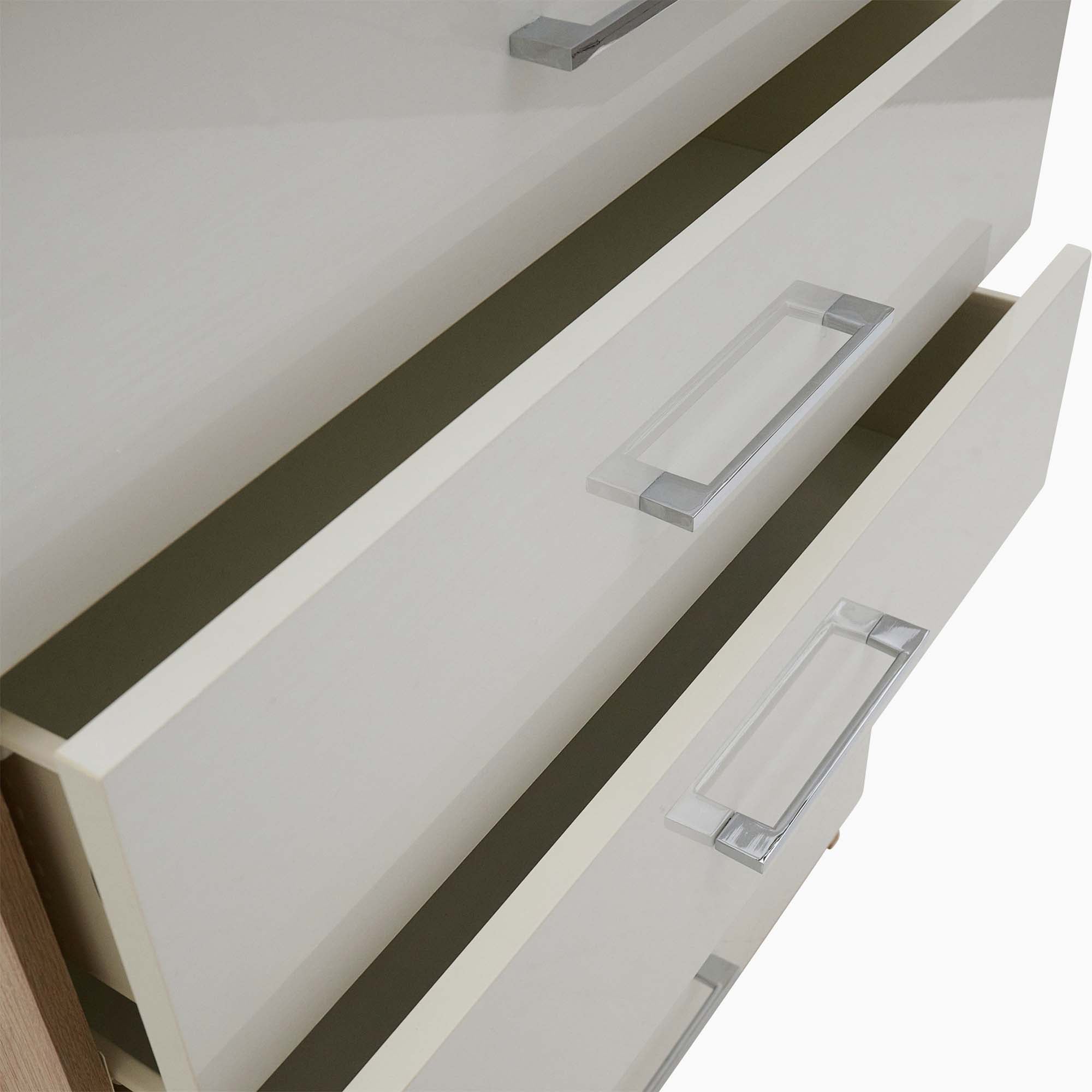 Catania Gloss 5 Drawer Cabinet - 5 Drawer Chest Storage Sterling Home 6