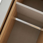 Catania Mirror Wardrobe - Triple Robe with Centre Mirror Storage Sterling Home 6