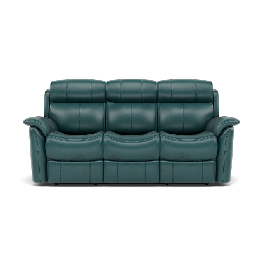 Cava 3 Seater Power Recliner - 3 Seater Sofa 2 Power Recliners Cat 20S Sterling Home BVS-301E LAKE GREEN 2
