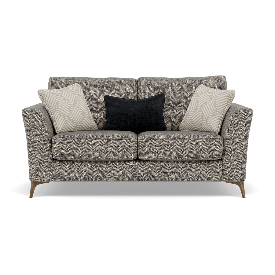 Chilton 2 Seater Sofa - 2 Seater Sofa Fabric Sofas Sterling Home Barley Charcoal 1