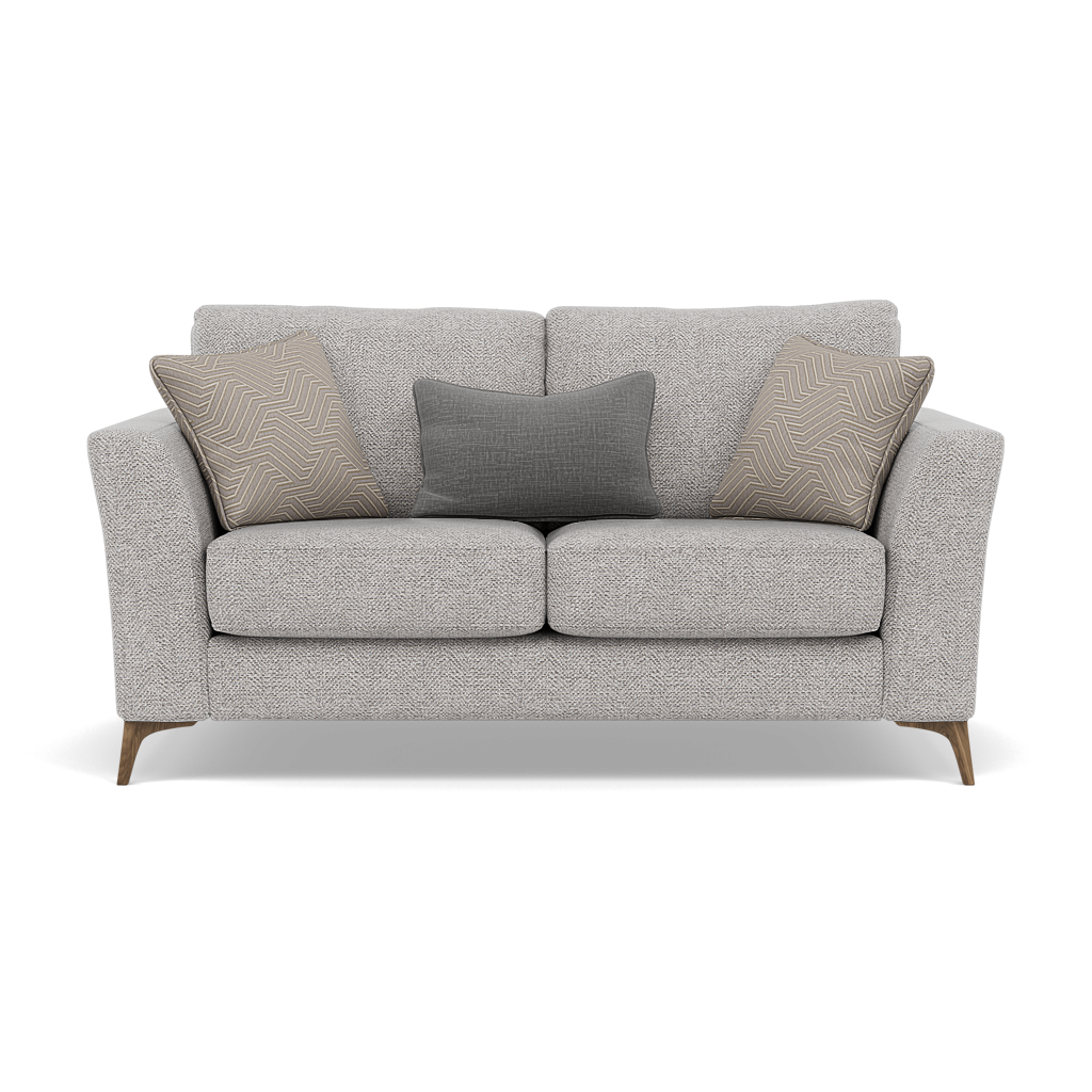 Chilton 2 Seater Sofa - 2 Seater Sofa Fabric 2 Seater Sofas Sterling Home 4 Chrome Feet Barley Clay