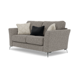 Chilton 2 Seater Sofa - 2 Seater Sofa Fabric — Chrome Feet / Barley Charcoal, gallery image 3
