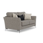 Chilton 2 Seater Sofa - 2 Seater Sofa Fabric — Chrome Feet / Barley Charcoal, gallery image 1