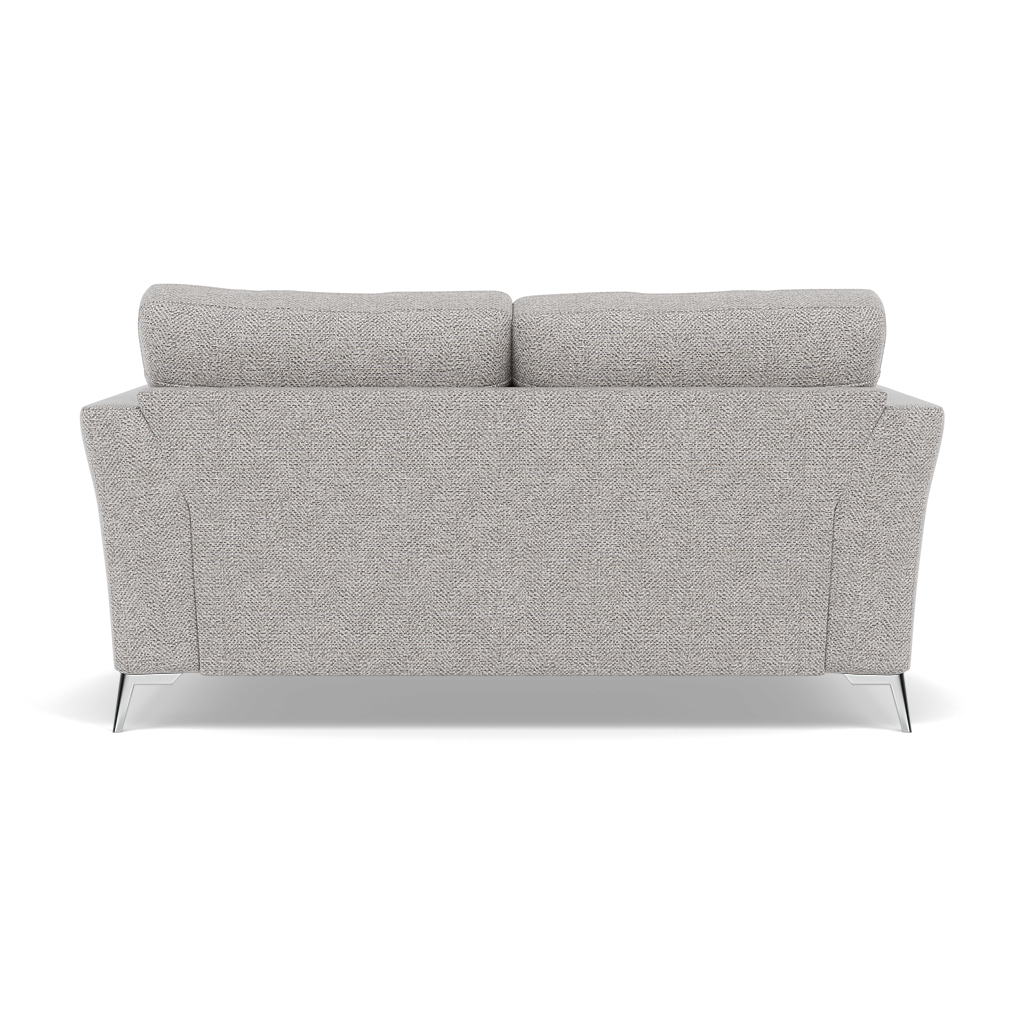 Chilton 2 Seater Sofa - 2 Seater Sofa Fabric — Chrome Feet / Barley Clay, gallery image 2